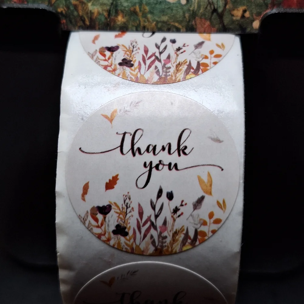 550ct. 50 Thank You Cards 500 Stickers BONUS: 3 Random Polymailers
